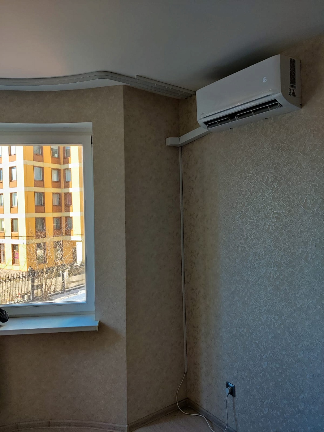 Монтаж кондиционера в один этап